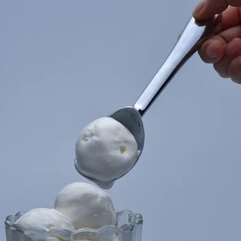 Cinka sakausējuma karoti virtuvē saldējumu kartupeļu biezeni arbūzs želeja jogurts sīkfailus pavasara rīkoties scoop virtuves piederumi