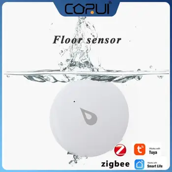 CORUI ZigBee 3.0 Tuya Ūdens Noplūdes Signalizācijas Detektoru Sensors Bezvadu Smart Dzīvē Noplūdes Monitoringa Automatizācijas Darbu, Alexa, Google Home