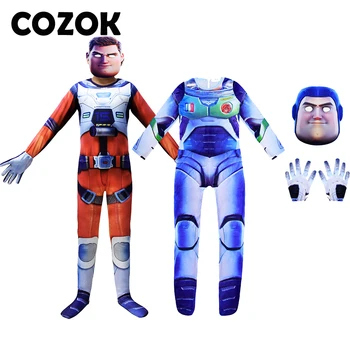 COZOK Zēns Rotaļlietas-Stāsts Buzz Cosplay Kostīmu Lightyear Jumpsuit Kostīms Bērniem Mazulis Iedomātā COS Uzvalks Puse Prop Halloween Drēbes