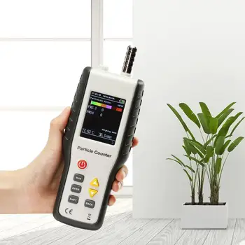 Daļiņu Skaitītāju, HT-9600 PM2.5 / PM10 Daļiņu Detektoru Gaisa Piesārņojuma Monitora Putekļus Gaisa Kvalitāti Uzrauga Gaisa Kvalitātes Testēšanas
