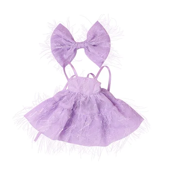 DBS Blythe Maz Ragdoll Apģērbs purpura slīdēšanas kleitu AZ Lijia licca ob24 bērnu drēbes, Rotaļlietas meitene lelle piederumi