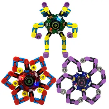 Deformēta Robots Dekompresijas Rotaļlietas Pirkstu Spin Top Rotaļlieta Stress Atvieglojums Inovatīvu Transformējamu Pirkstu Ripu Robots Maņu T
