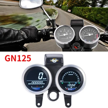 Digitālo Skaitītāju Montāža Suzuki GN 125 Spidometrs Odometra Rādītājs Pārnesumu Indikators Motociklu Metru Instrumentu,