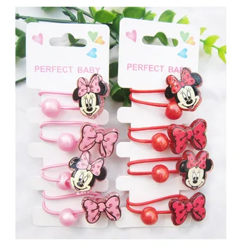 Disney gudrs classic Mickey mouse bērnu matu aksesuāri, matu virve visu maču galvassegu modes temperaments rotaslietas