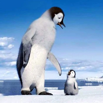 DIY Dimanta Krāsošana 5D Pingvīns Pilna Apaļa Kvadrātveida Dimanta Urbšanas Izšuvumi Dzīvnieku Attēlu Handcraft Mozaīkas Mākslas Komplekti, Mājas Dekoru