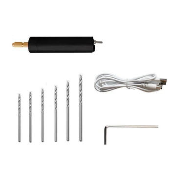 DIY Mini Electric Elektrisko Urbi Urbšanas Instruments Amatniecības Sveķu Rotaslietas Koka Amatniecības Rīku, USB Urbt Gravēšanas Pildspalva