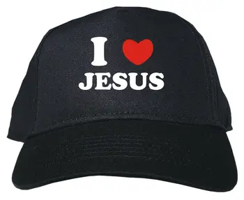 Drukāšanas Man Sirds Mīl Jēzu Pieaugušo Zema Profila Beisbola Cepure Klp Regulēšana