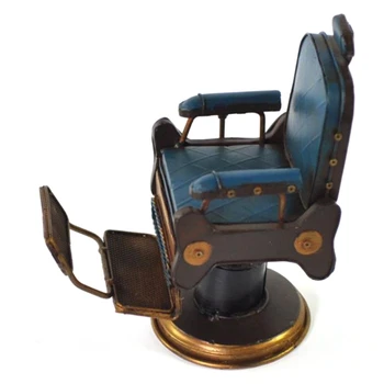 Dzelzs Modelis Rotājumi Radošās Amatniecības Barber Krēsls Mikro-Metāla Apdare Radošo Mājas Mēbeles, Skārds