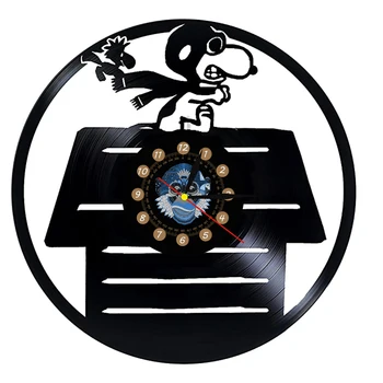 Dāvanas Suņu Mīļotājiem 12 collu Vinila plati Sienas Pulkstenis ar Modernu Dizainu, es Mīlu Suni, Dzīvnieku Vinila Sienas Pulkstenis Karājas Skatīties Mājas Dekoru