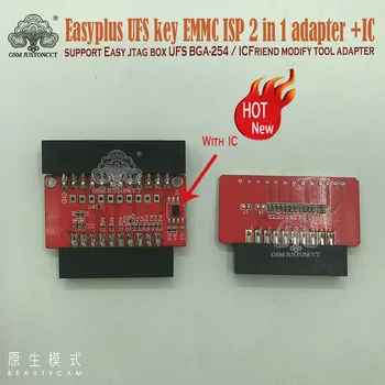 Easyplus UFS taustiņu EMMC ISP 2 in 1 adaptera Ar IC atbalstu Viegli UFS BGA-254 / ICFriend mainīt rīku adapteri