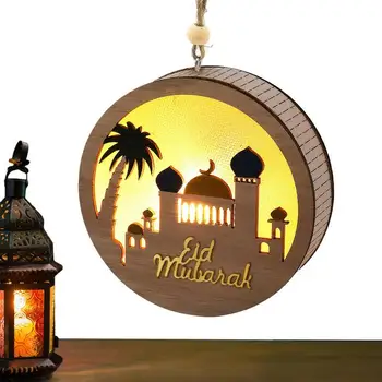Eid Musulmaņu Ramadāna Svētku Dekorēšana Piederumi 3D Nakts Gaismas Rotājumu Eid Mubarak Dekoratīvās Lampas Bērniem Dāvanas Guļamistaba Dekori