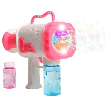 Elektriskā Raķešu Burbulis Ieročiem Burbuļa Veidotāji Meitenēm Zēniem Burbuļu Shooters Fun Vasaras Rotaļlietas Blaster Spēle Dzimšanas Dienas Svinības Un
