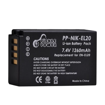 ENEL20 EN-EL20 Rezerves Akumulatoru Nikon Coolpix P1000, P950, 1 J1 J2 J3 V3 S1 DL24-500