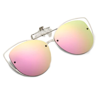 Evove Cat Eye Klipu Polarizētās Saulesbrilles Sieviešu Liels Liels Braukšanas Aizsargbrilles, Kas Atbilstu Vairāk Nekā Brilles Rāmis Sieviešu Diena Nakts Disks