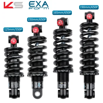 EXA 291R hidrauliskās pavasara aizmugures amortizators, Mtb velo amortizators, 190/165/150/izmantots 125mm 550/650 mārciņas aizmugures amortizators
