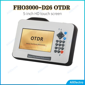 FHO3000-D26 OTDR 5 collu HD Rokas pieskārienu ekrānam, Vienkāršā saskarne un vienu pogu, Augstas kvalitātes testēšana