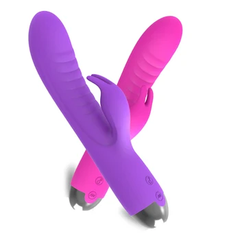 G Spot Dildo Trušu Vibrators Sievietēm Dual Vibrāciju Silikona Sievietes Maksts Klitora Massager Seksa Rotaļlietas Sievietēm/Pieaugušajiem
