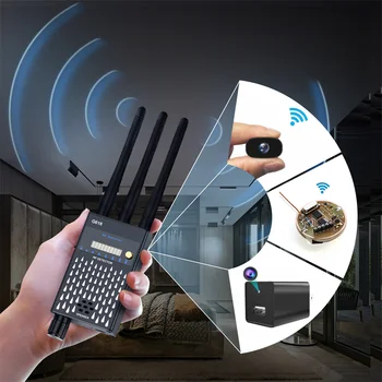 G618 RF Signāla Slēpto Kameru Detektoru Pret Spiegu Vaļsirdīgs Pinhole Cam Micro Scan Magnētisks GPS atrašanās vietas GSM Noslēpums Kļūdu Meklētājs