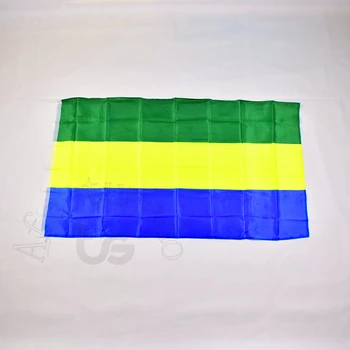 Gabonas 90*150cm karogs Banner 3x5 Pēdu Valsts karogu, lai apmierinātu,Parādes,ballītes.Karājas,dekoratīvās apdares