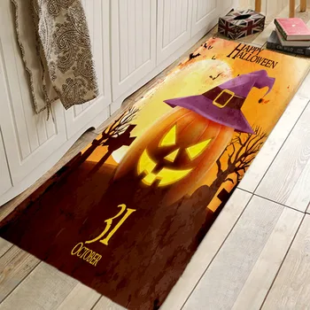 Halloween Modelis Paklāju Durvju Paklājiņš Gaitenis Paklāji paklājos, lai Guļamistabā, viesistabā Paklājs, Virtuves, Vannas istabas Anti-Slip Grīdas Paklāji