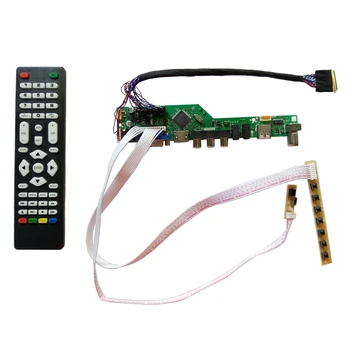 HDMI-USB AV VGA LTV PC LCD Kontrolieris Padome 10.1 collas, 1024x600 B101AW07 LED Monitora Ekrāna LVDS