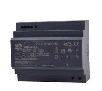 HDR-150-24 AC-DC Ultra slim DIN sliedes strāvas padeve; Ievades diapazons no 85-264VAC; 24VDC Izeja pie 6.25 A