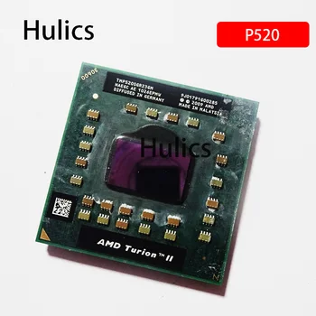 Hulics Izmanto AMD Turion II Dual-Core Mobile P520 - TMP520SGR23GM 2.3 Ghz Grāmatiņa 2009 09 CPU Procesori Socket S1