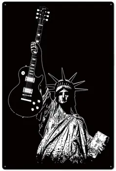 Humora Retro Dizaina Brīvības Statuja Alvas Metāla Zīmes, Wall Art|Bieza Skārda Izdrukāt Plakātu, Sienu Apdare