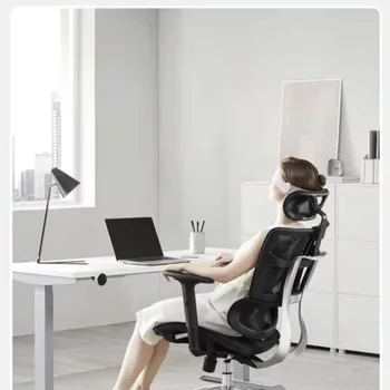 IHOME Alumīnija sakausējuma atpakaļ mājās datora krēsla Pacelšanas rotācijas elektriskā sacīkšu krēsls Boss krēsls Biroja krēsls var apgulties Jaunu 2022