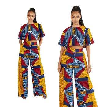 Ir 2021. Rudens Sexy Āfrikas Sievietēm Drukāšanas Divi Gabali Komplekti Top un Svārki Āfrikas Uzvalks Āfrikas Drēbes Sievietēm