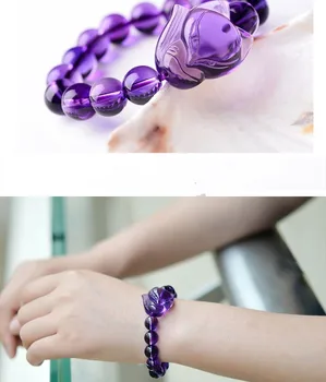 Izsmalcinātu modes dāma violetā crystal fox rokassprādzi. Persiku ziedu aproce rotaslietas, dāvanu vairumtirdzniecība