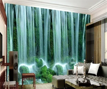 Jauna, Ķīniešu stila ūdens pelnīt naudu rags 3D stereo fona tapešu tea house hotel foto sienas papel de parede 3D