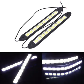Jaunas 2gab 20W Ūdensizturīgs Auto LED 12V Gaismas lukturi dienas gaitas lukturi Miglas COB Sloksnes Lampas