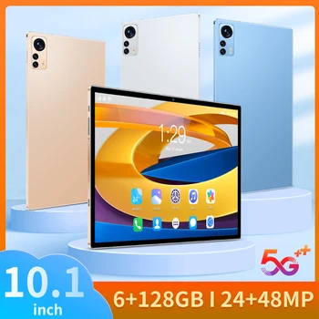 Jauno 10,1 collu 5G tablete Android 10.0 astoņas core mobilā tālruņa zvanus, Google Play 6GB RAM atmiņa, 128GB ROM planšetdatora WiFi, Bluetooth Tipa C
