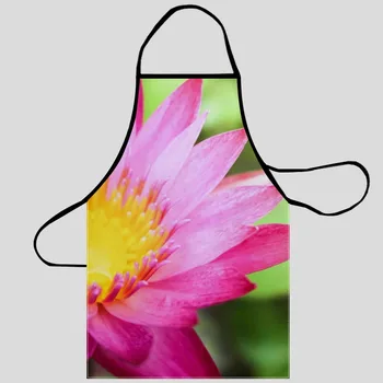 Jauns Klasiskās Lotus Virtuves Priekšauts Priekšauti Sievietēm Oxford Auduma Tīrīšanas Pinafore Mājas Ēdiena Gatavošanas Piederumi Priekšauts