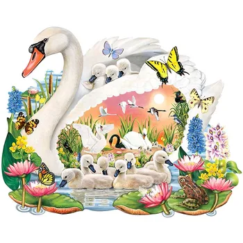 Jauns Krāsains Putns Koka Puzzle Nelegālo Dzīvnieku Formas Gabals A3 A4 A5 28 Dizaina Pieaugušo Lielu Dāvanu Kastē Atjautības Spēles Vairumtirdzniecība