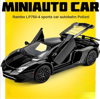 Jaunu Automašīnu Dekorēšana Simulācijas Lamborghini Sakausējuma Sporta Auto Modeli LP750AE86GTR Auto, Mājas Apdares, Interjera Aksesuāri