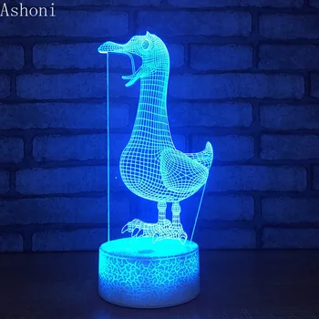 JAUNU Cute Pīle 3D Galda Lampa LED Touch 7 Krāsa Mainās Nakts Gaisma Mājas Dekoru Armatūra Mājas Dekori Ziemassvētku Dāvanas