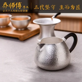 Joe master roku Japāņu matēts āmuru sudraba 999 sudrabs tējas aparāti un tējas tase taisnīgu krūze tējas tases