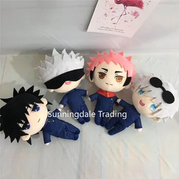 Jujutsu Kaisen Plīša Rotaļlietas Anime Gojo Pie Itadori Yuji Fushiguro Megumi Attēls Lelle 20cm Par Dāvanu
