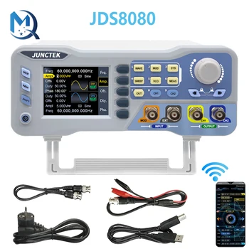 JUNCTEK JDS8060 8080 Funkciju nenoteiktas Viļņu formas Ģenerators divu Kanālu Signāla Avots 275MS/s 14bits Frekvences Mērītājs 60Mhz 80Mhz