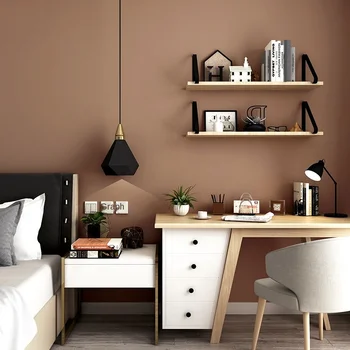 Kafijas fons tumši brūns, ciets krāsa, vienkāršā krāsu dzīvojamā istaba guļamistaba mūsdienu vienkāršu TV fona sienas tapetes