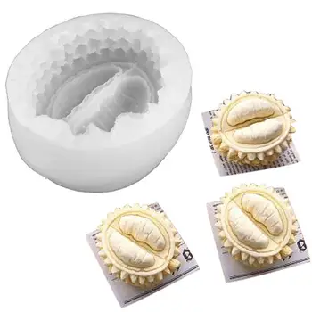 Kapmore 1pc Silikona Durian Formas Kūka Pelējuma 3D Atkārtoti Silikona Kūka Pelējuma saldējums Pomādes Pelējuma DIY Cepšanas Rīki Aksesuāri