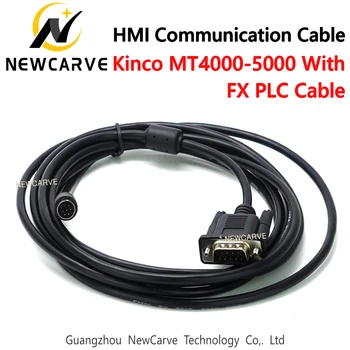 Kinco MT4000/5000 HMI touch screen savienojumu FX modelis PLC kabeļu komunikāciju starp PLC un HMI NEWCARVE