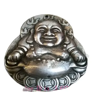 Kolekcija Ķīna, Tibetas Sudraba Griešanai Amuletu Kulons Buddism