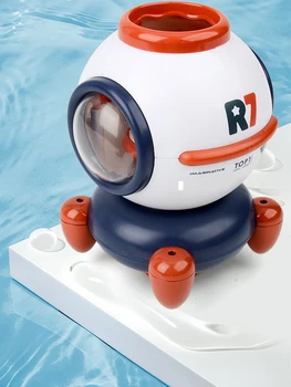 Kosmosa Bērniem Vannas Rotaļlietas Elektriskās Rotācijas Sprinkleru Rotaļlieta Ar Krāsainām Gaismas Maziem Bērniem Baseins, Rotaļlietas Bērniem Mazuļiem