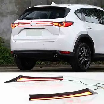 LED Ar Astes Gaismas Mazda CX-5 2017 2018 2019 2020 2021 Bagāžnieka Aizmugurējās Gaismas, Pagrieziena Signāla Gaismu Jaunu Streamer
