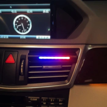 LED Gaismas Automašīnas Ventilācijas Difuzoru Klipu Gaisa Atsvaidzinātāju Smaržas ar Atmosfēru, Apgaismojumu, Aromterapijas Auto Gaismas Lampas Piederumi