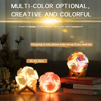 LED nakts gaismas 12 krāsas DIY līmēšana galda lampa USB interfeiss dzimšanas dienas svinības brīvdienu romantisku atmosfēru interjers
