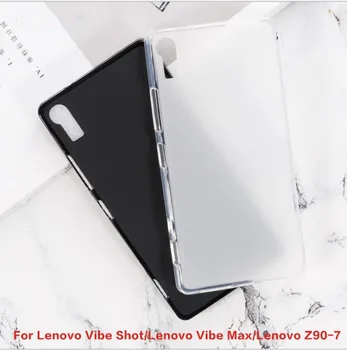 Lenovo Z90 Gadījumā Luksusa Pudiņš Matēta Mīksta Silikona TPU Case For Lenovo Vibe Shot Z90 Z90-7 Vāciņu Tālruņa Korpusa Coque Fundas